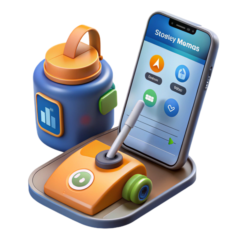 Mobile App UI Design Intuitive Interface, Modern Icons, and Sleek 3D Style png