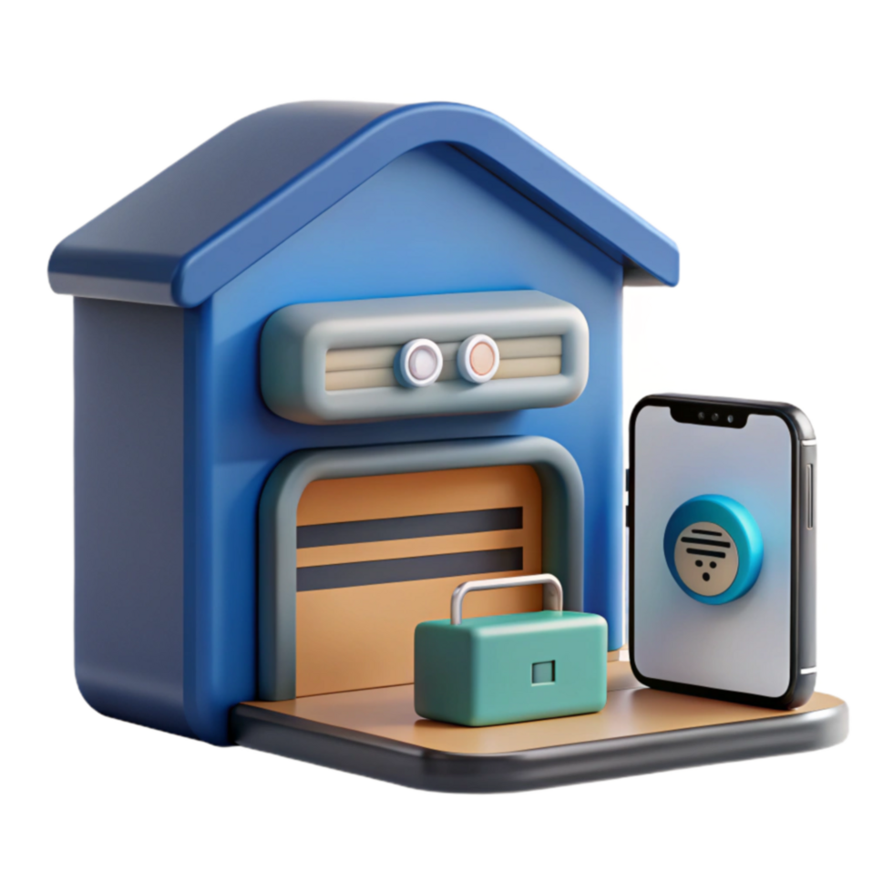 Smart Garage Door Control via Mobile App png