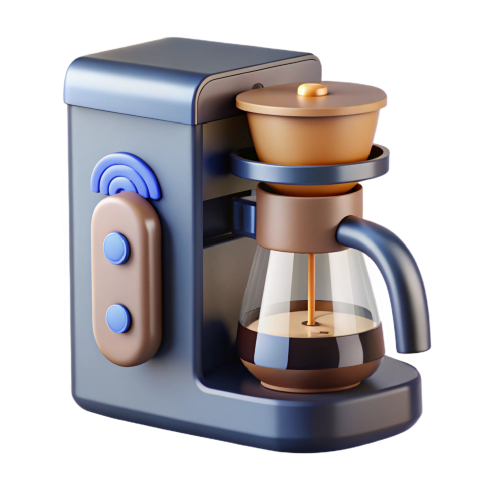 Smart Coffee Maker Automated Brewing System with App Control png