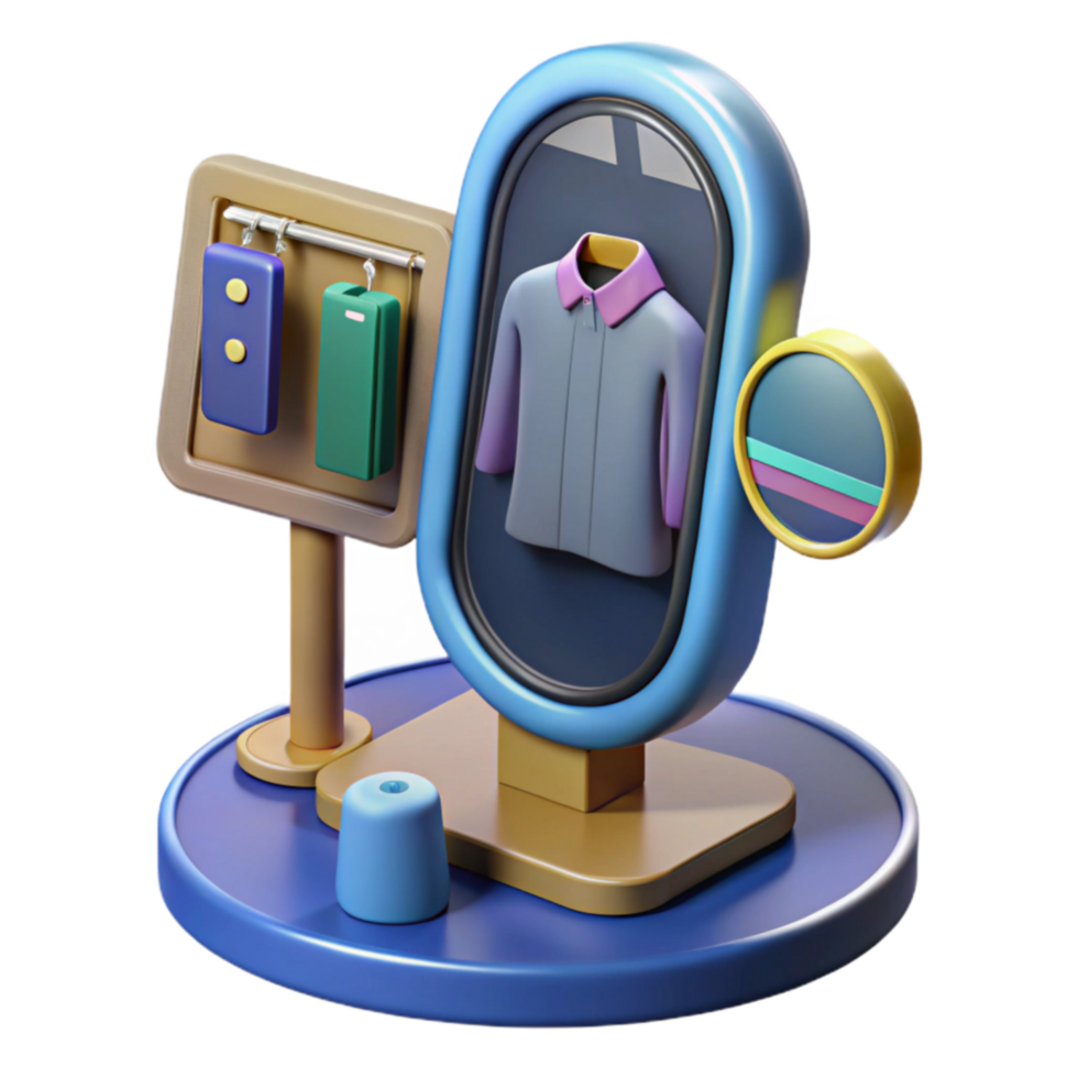 Virtual Fashion Fitting Room 3D Clothes Try-On Experience png