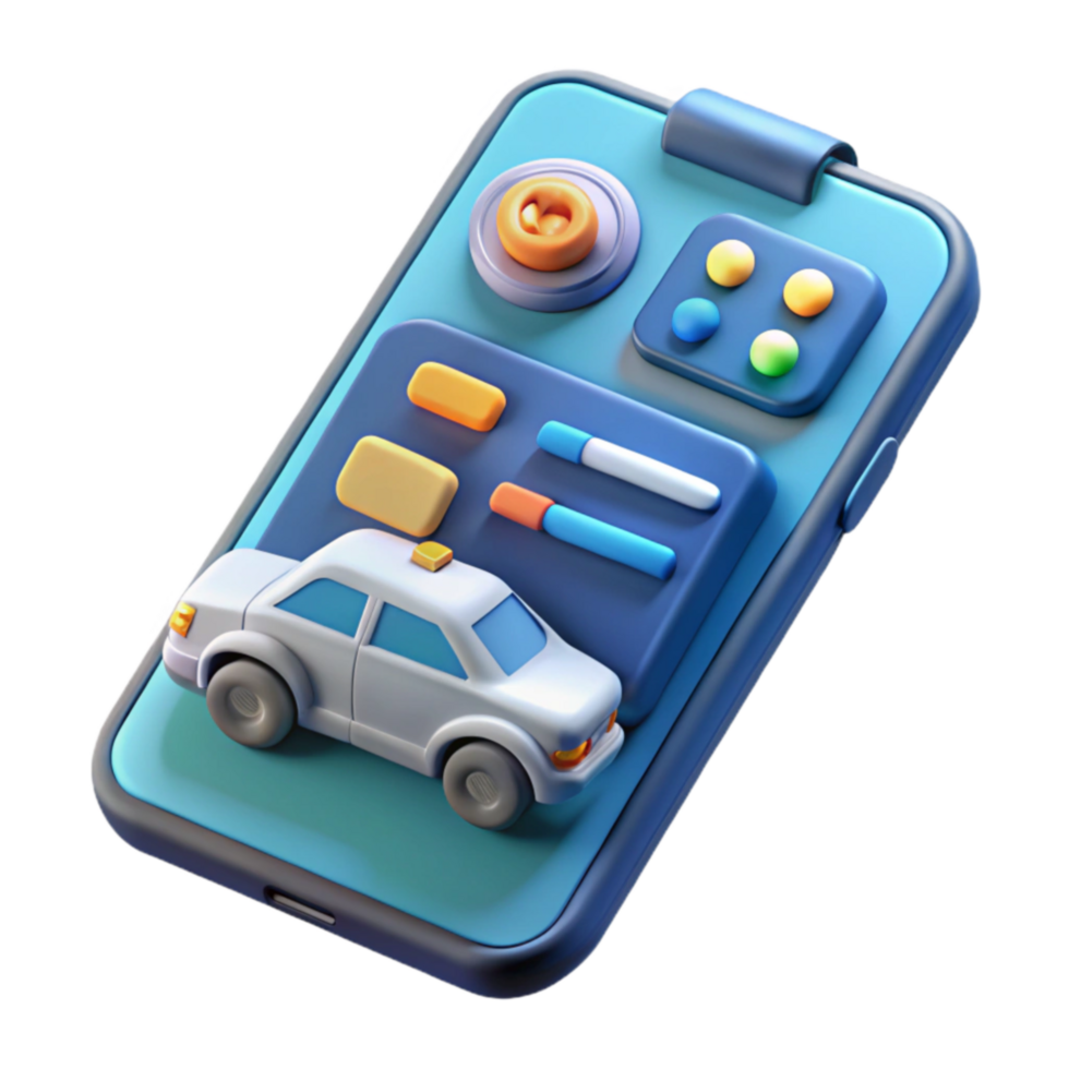 Mobile App for Ride-Sharing Services png
