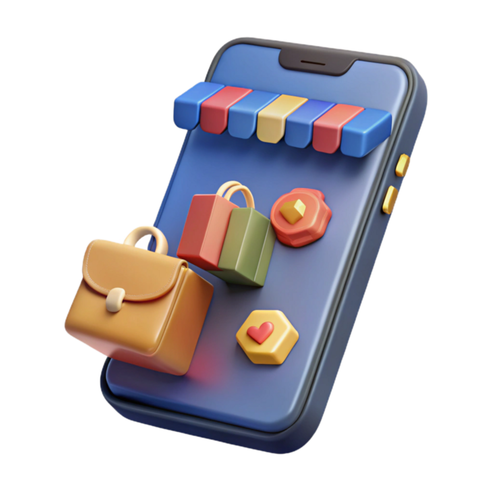 Mobile Shopping Online Retail E-commerce png