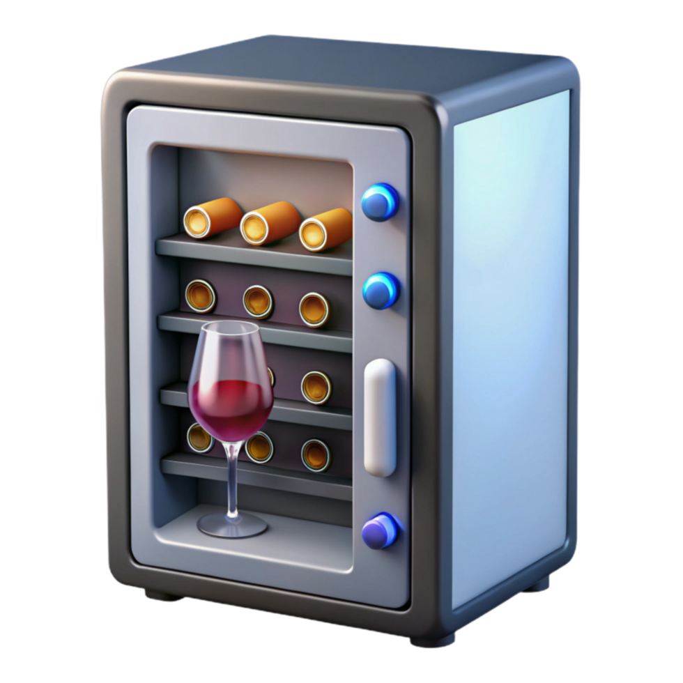 Secure Wine Storage Safe, Cellar, Red Wine Glass png