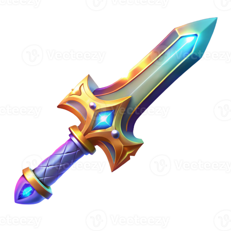 wonderful artistic Fantasy 3D Dagger Illustration high quality png