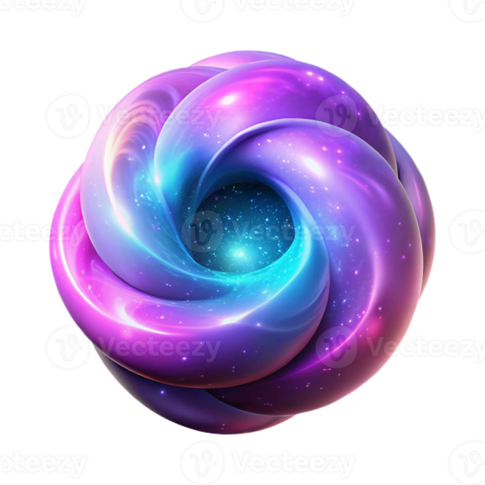 beautiful creative Abstract 3D Galaxy Swirl high resolution png