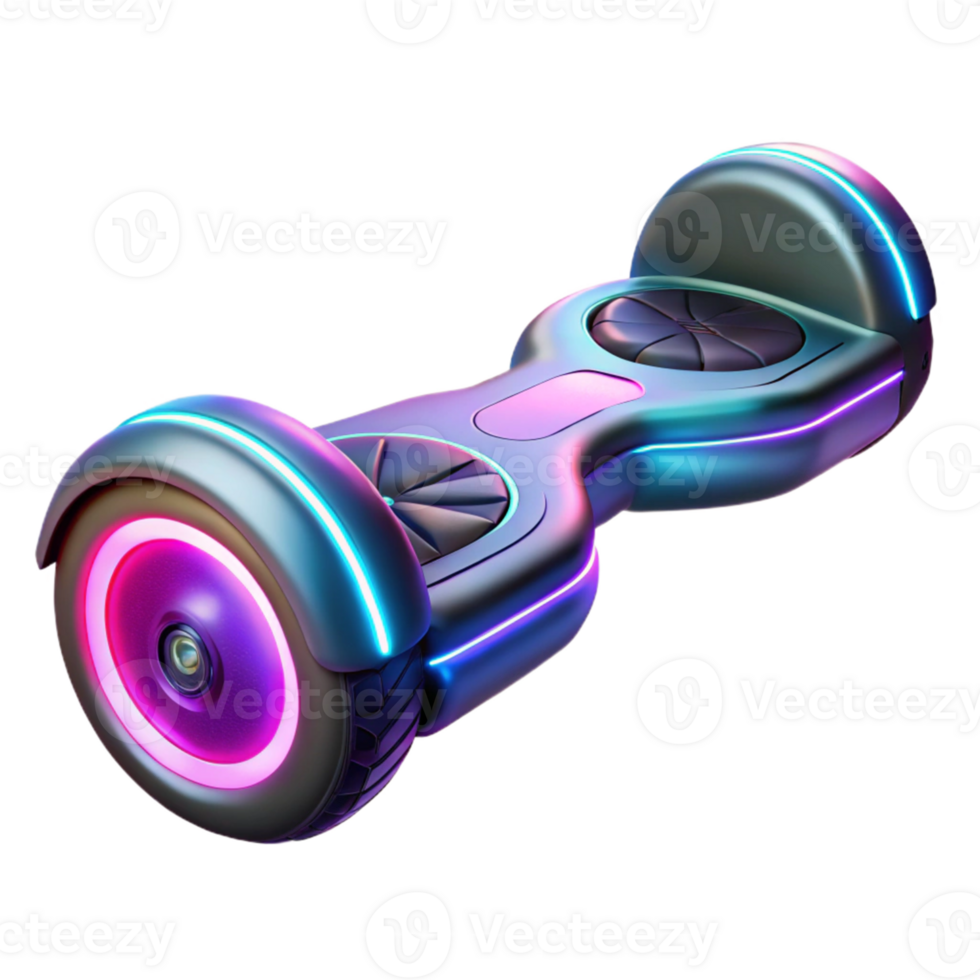 serene abstract Futuristic Hoverboard 3D Render detailed png