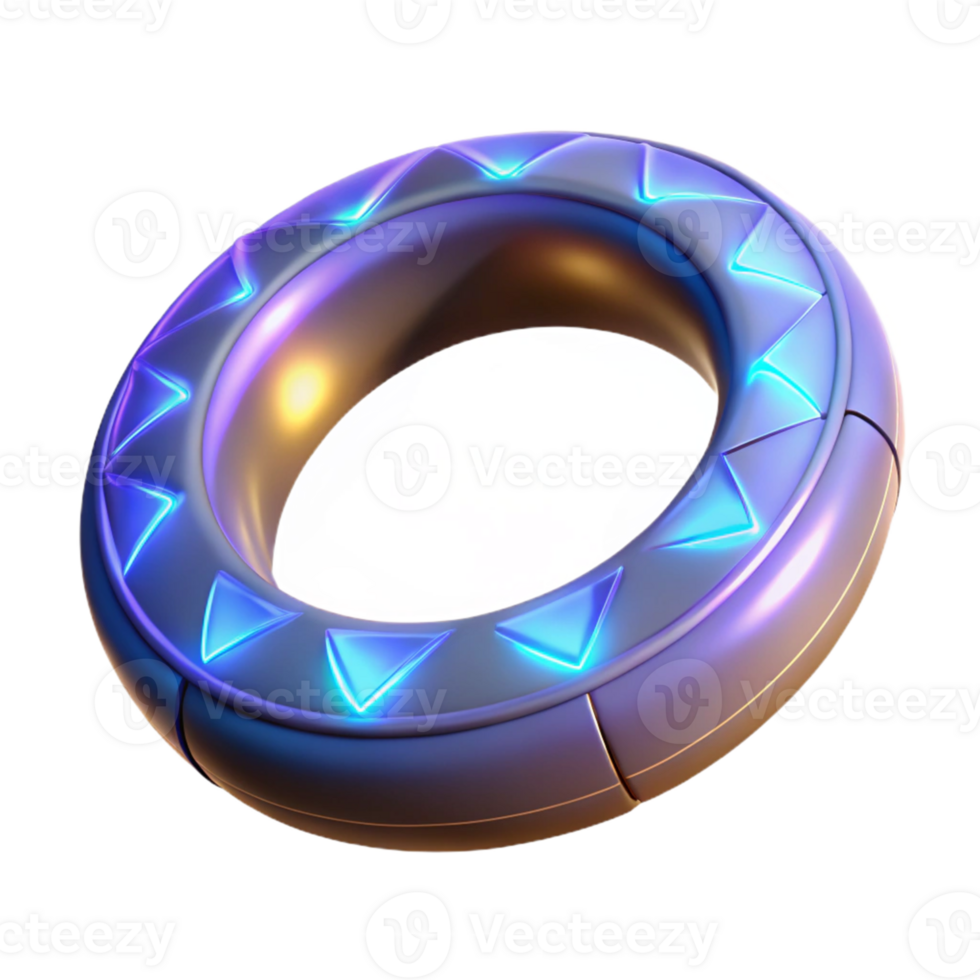 serene rustic 3D Abstract Ring Background exclusive png