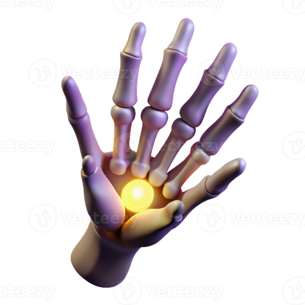 extraordinary classic 3D Render of a Hand Holding Light genuine png