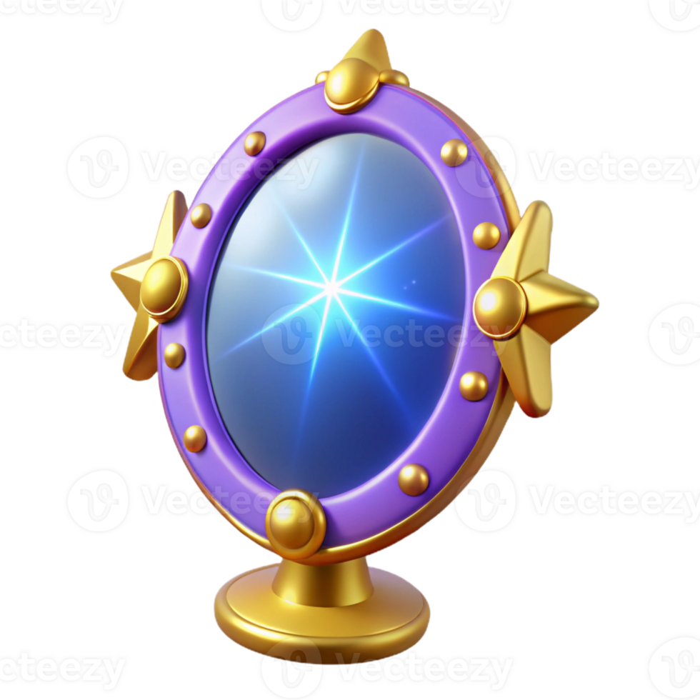 impressive creative Magical 3D Mirror Illustration 4K png