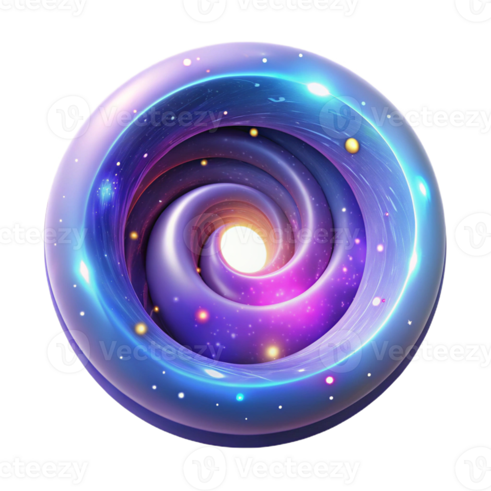 stunning minimalist Cosmic Swirl 3D Abstract Background authentic png