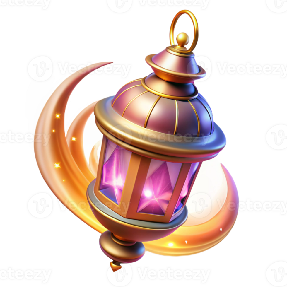 extraordinary classic Glowing 3D Lantern Illustration premium png