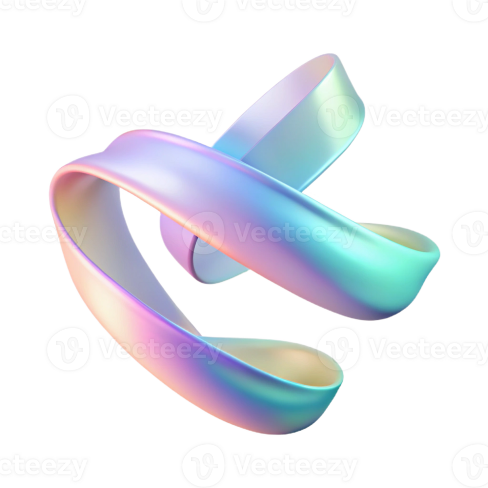 impressive artistic Abstract 3D Render Pastel Swirl genuine png