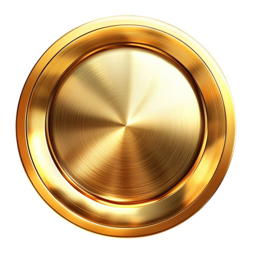 Golden plate symbolizing luxurious dining presentation and festive meal png