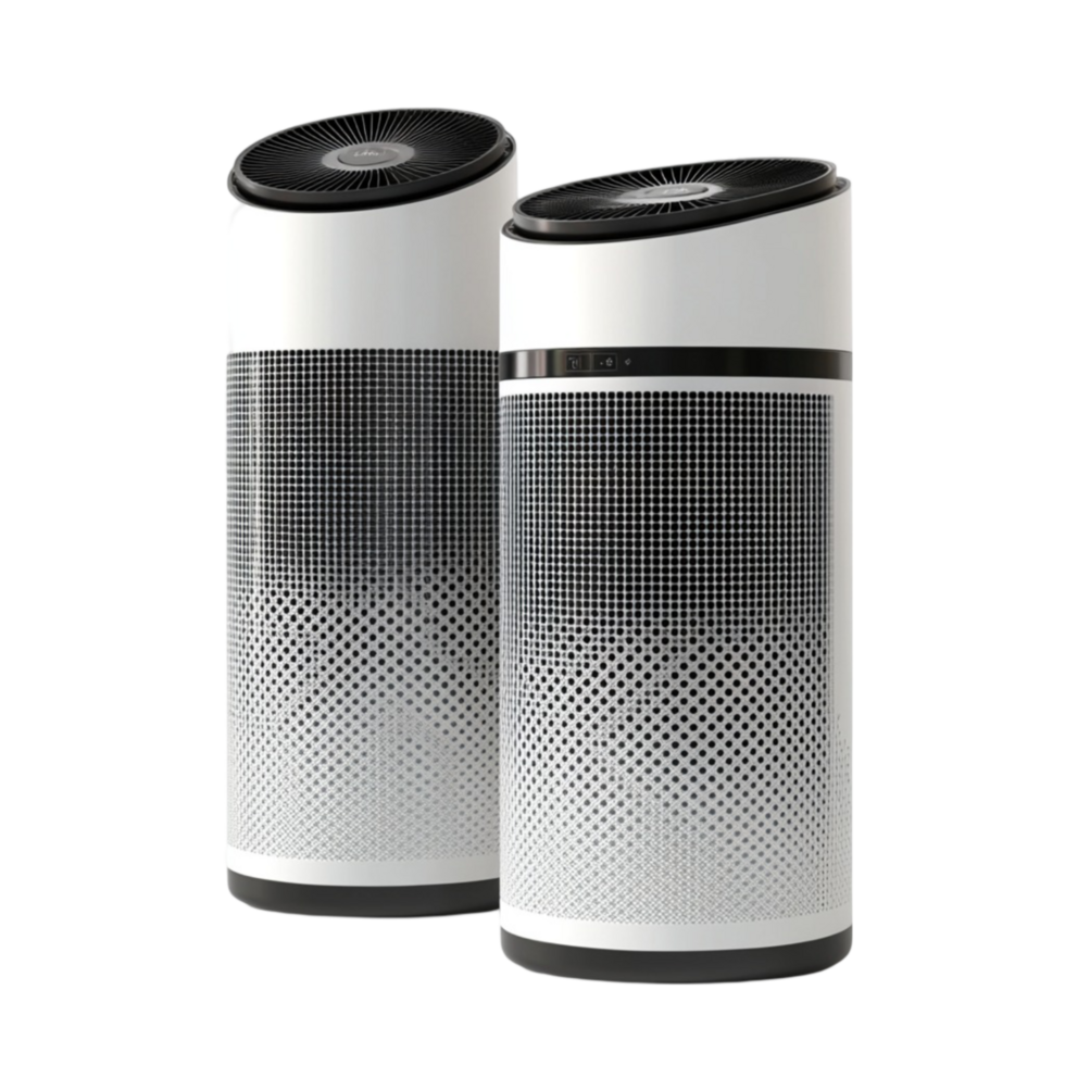 Modern Air Purifier with Dual Filtration png