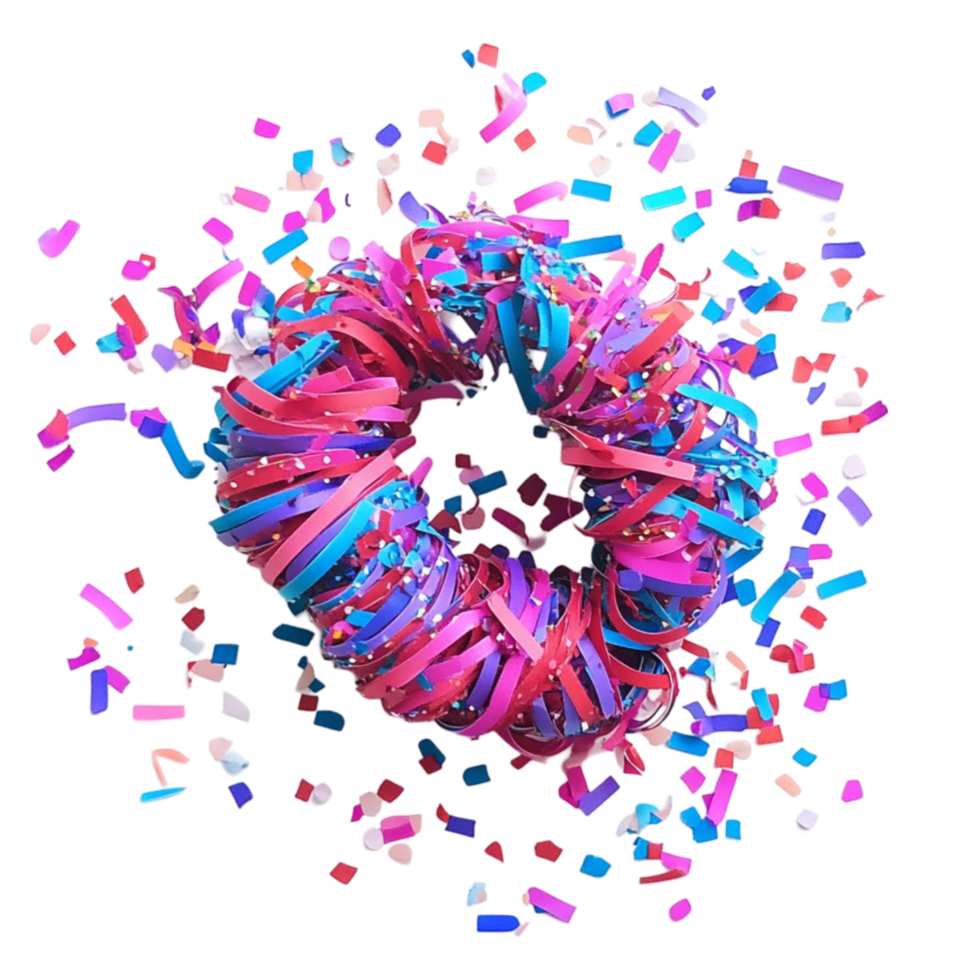 Colorful Confetti Ring png