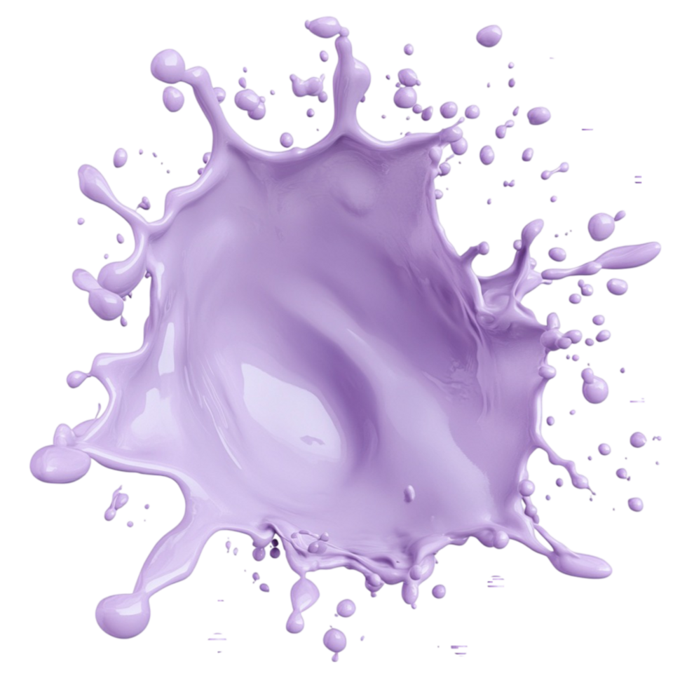 Purple Liquid Splashing png