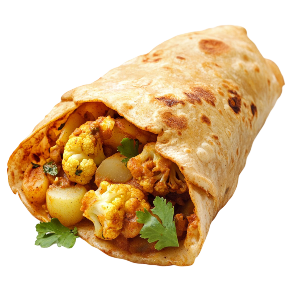 Indian Food Wrap png
