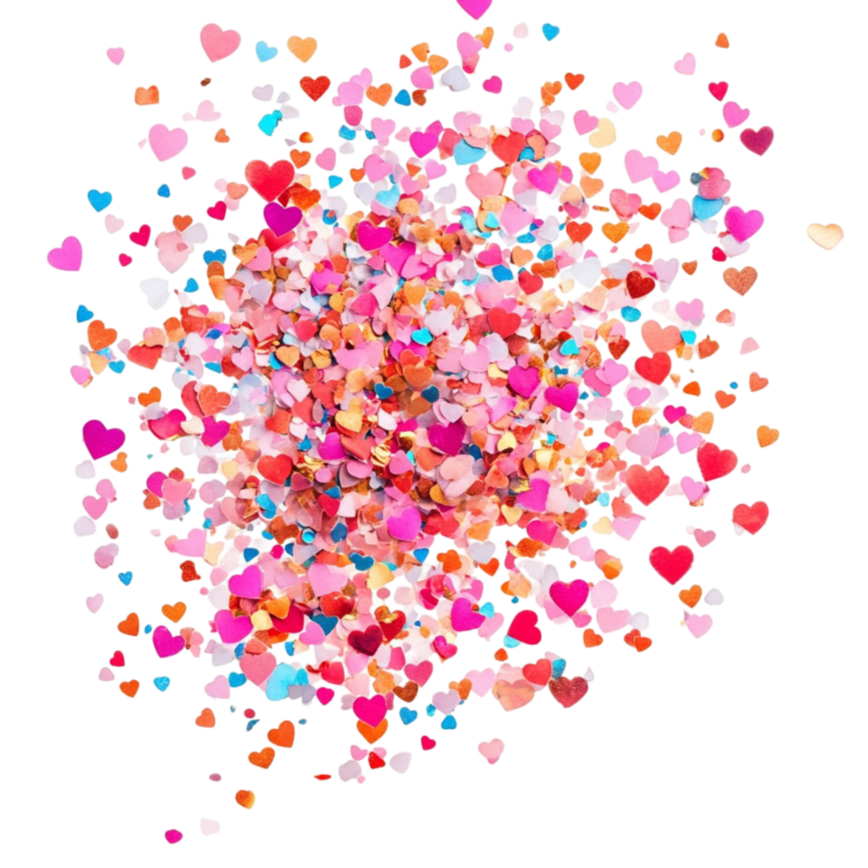 Confetti Falling from the Sky png