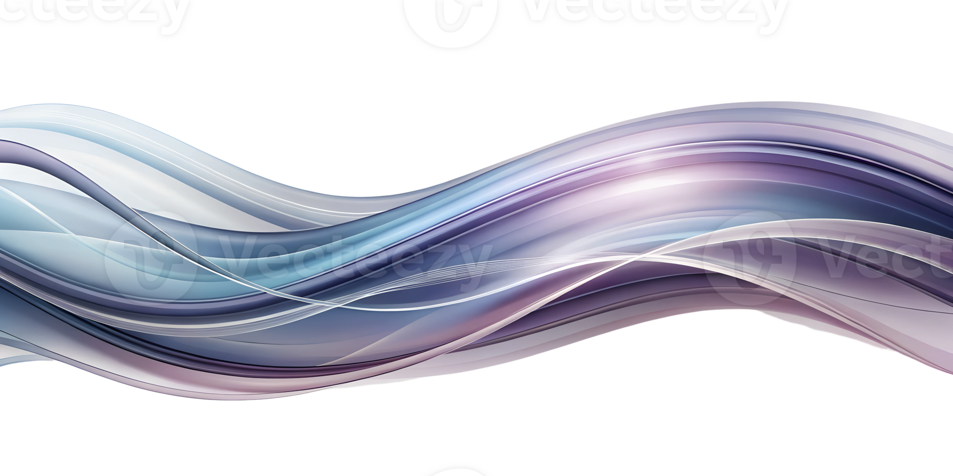 Abstract patterns of swirling shapes and vibrant color isolated on transparent background png