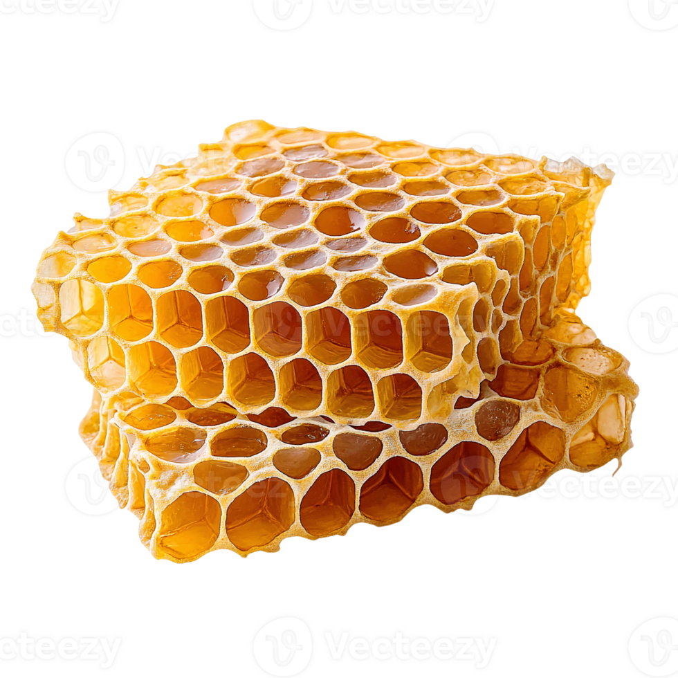 Honeycomb honeycomb texture isolated on transparent background png