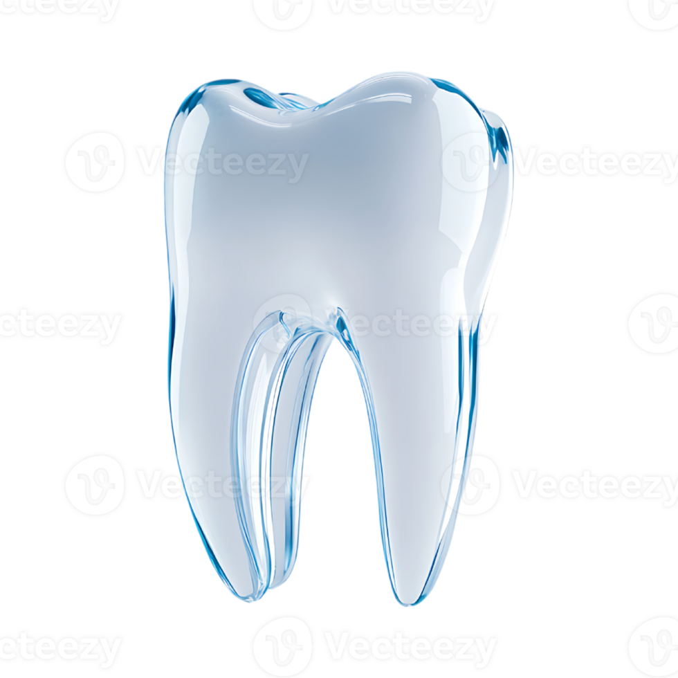Tooth with a transparent background png