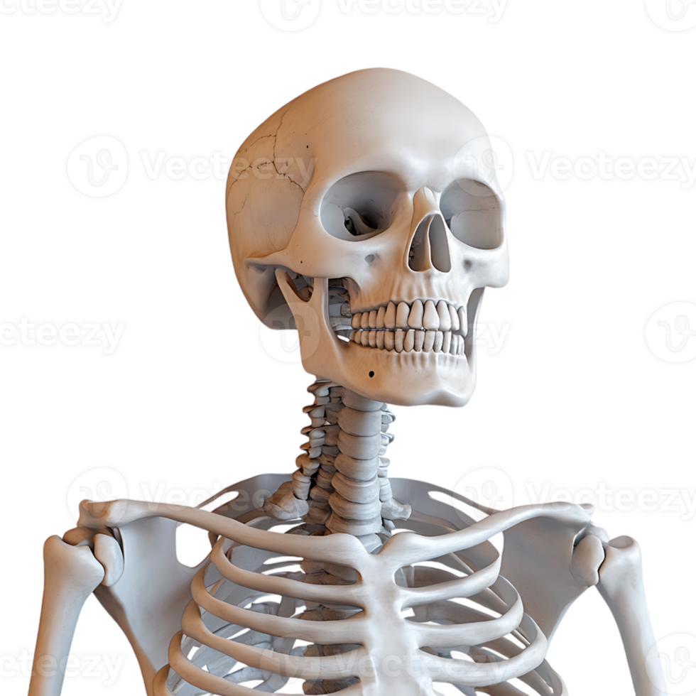 Skeleton is standing with its arms crossed png