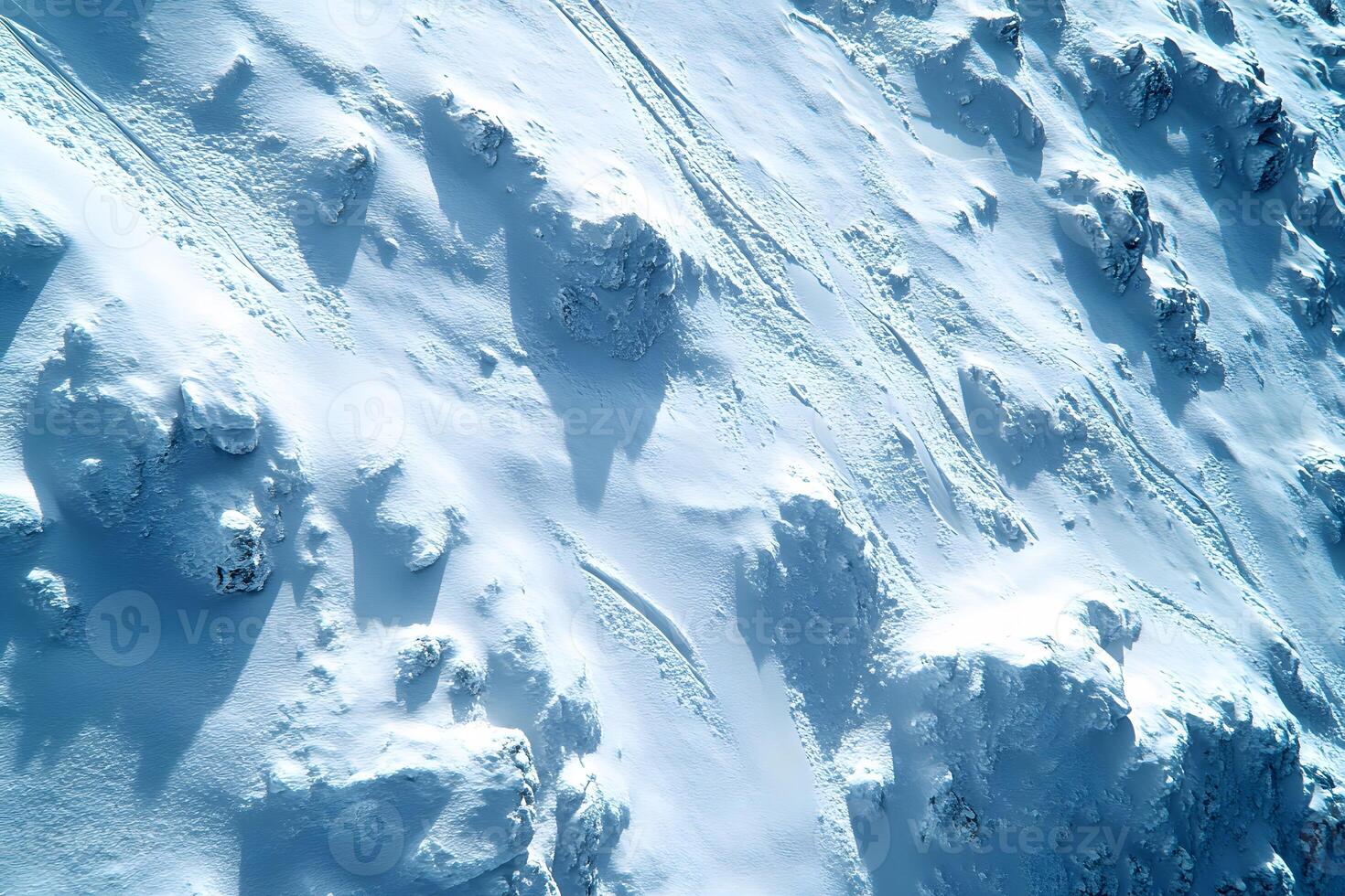 Winter Mountain Snow Texture for Nature Background and Design Projects photo