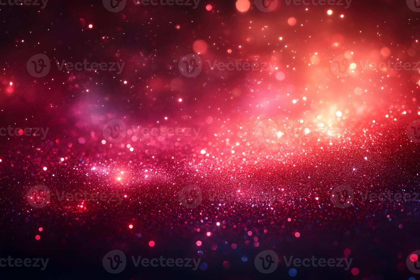 Vibrant Abstract Red and Pink Bokeh Background for Creative Design photo