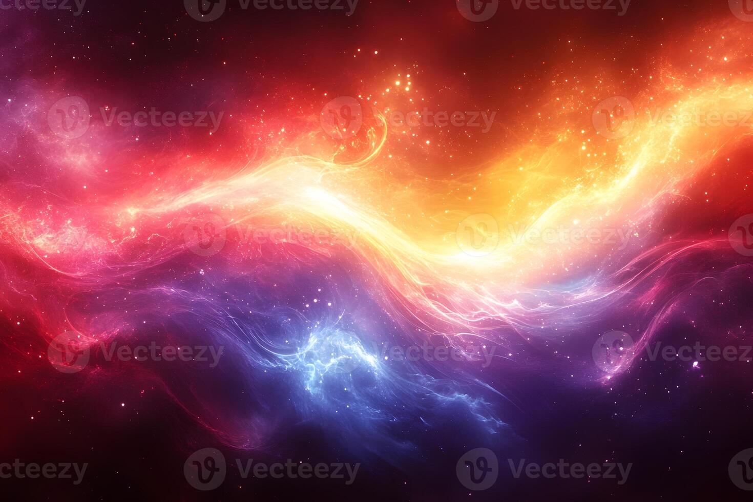 Cosmic Colors Explosion Abstract Galaxy Nebula Design for Creative Inspiration photo