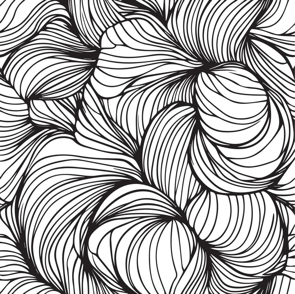 abstract wavy lines pattern design vector