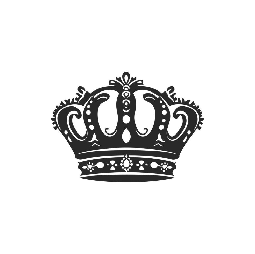 Crown of king icon vector