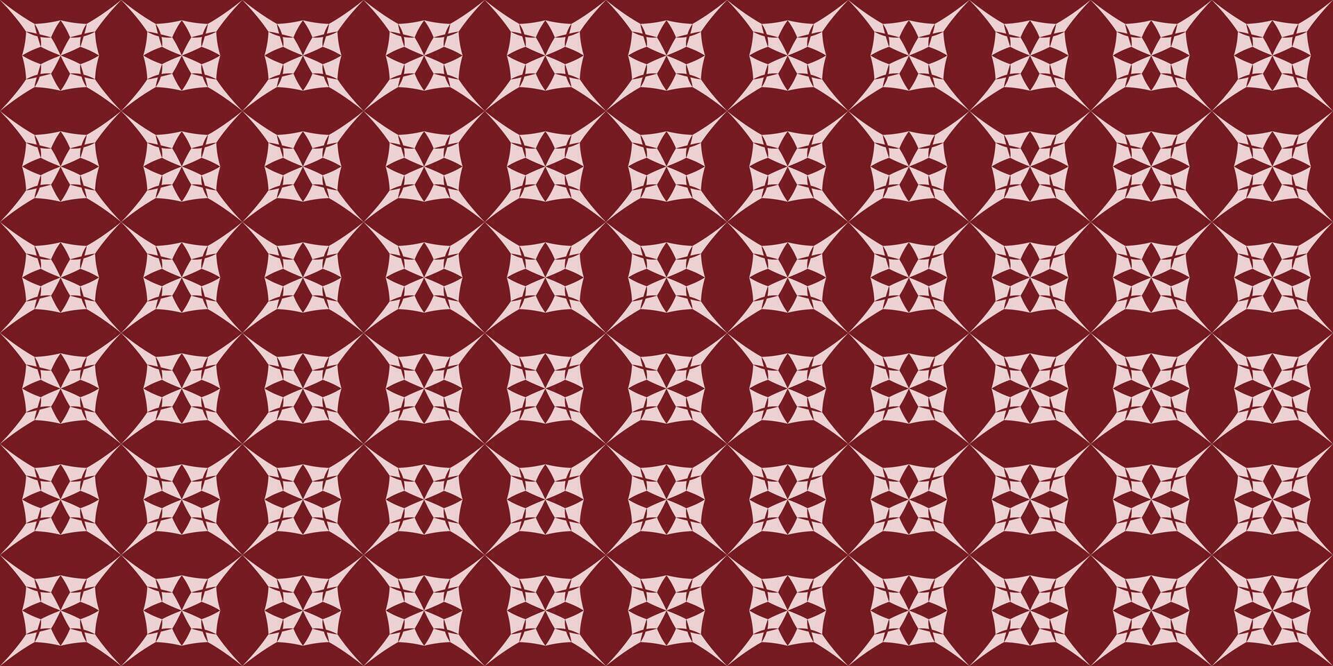 Abstract background, Red Geometric Seamless Pattern vector