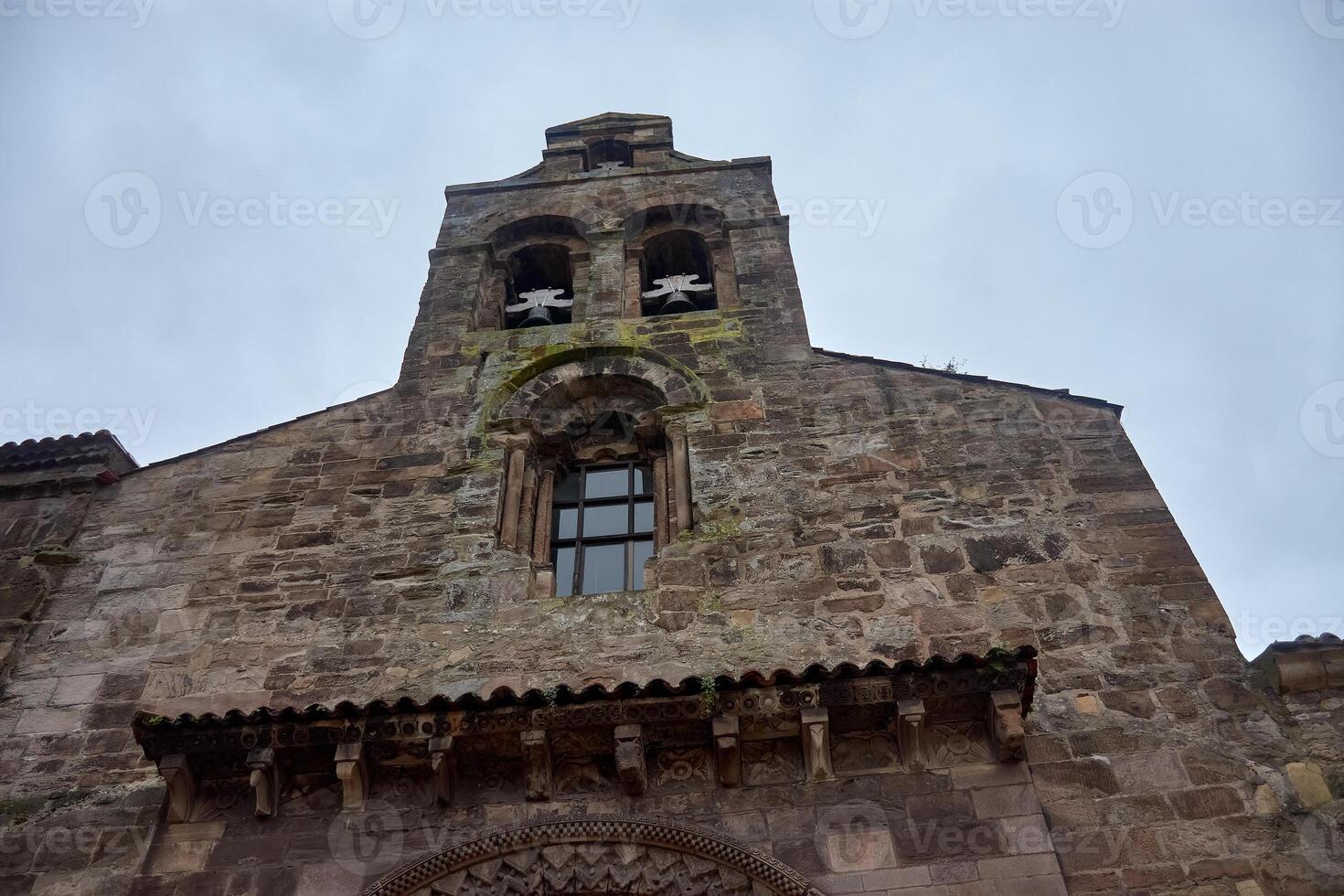 Historic San Antonio de Padua church in the old town of Aviles, Asturias, Spain photo