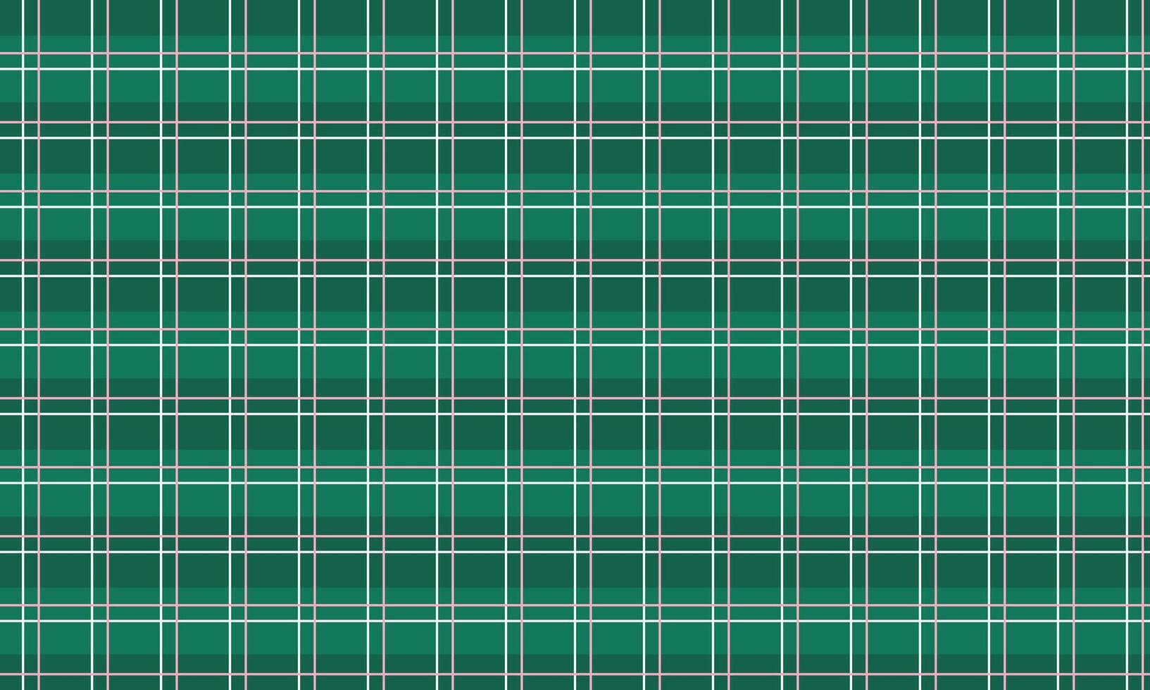 Green Plaid Fabric Seamless Pattern Background. vector