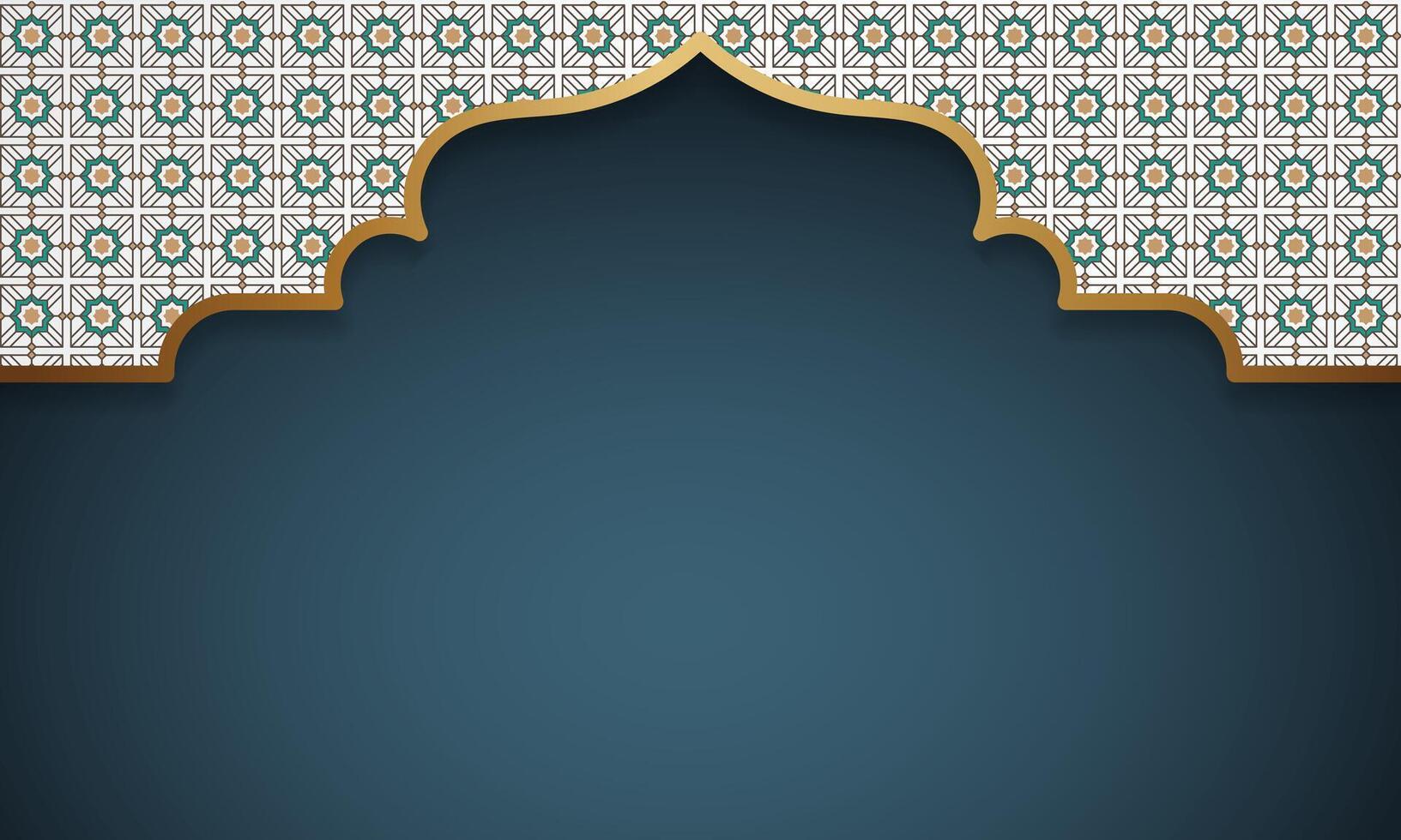 islamic background with arabic pattern vector