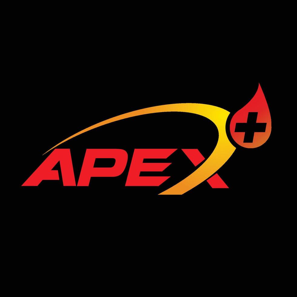Logo oil company with name. logo oil company for automotive gradient clean and simple vector