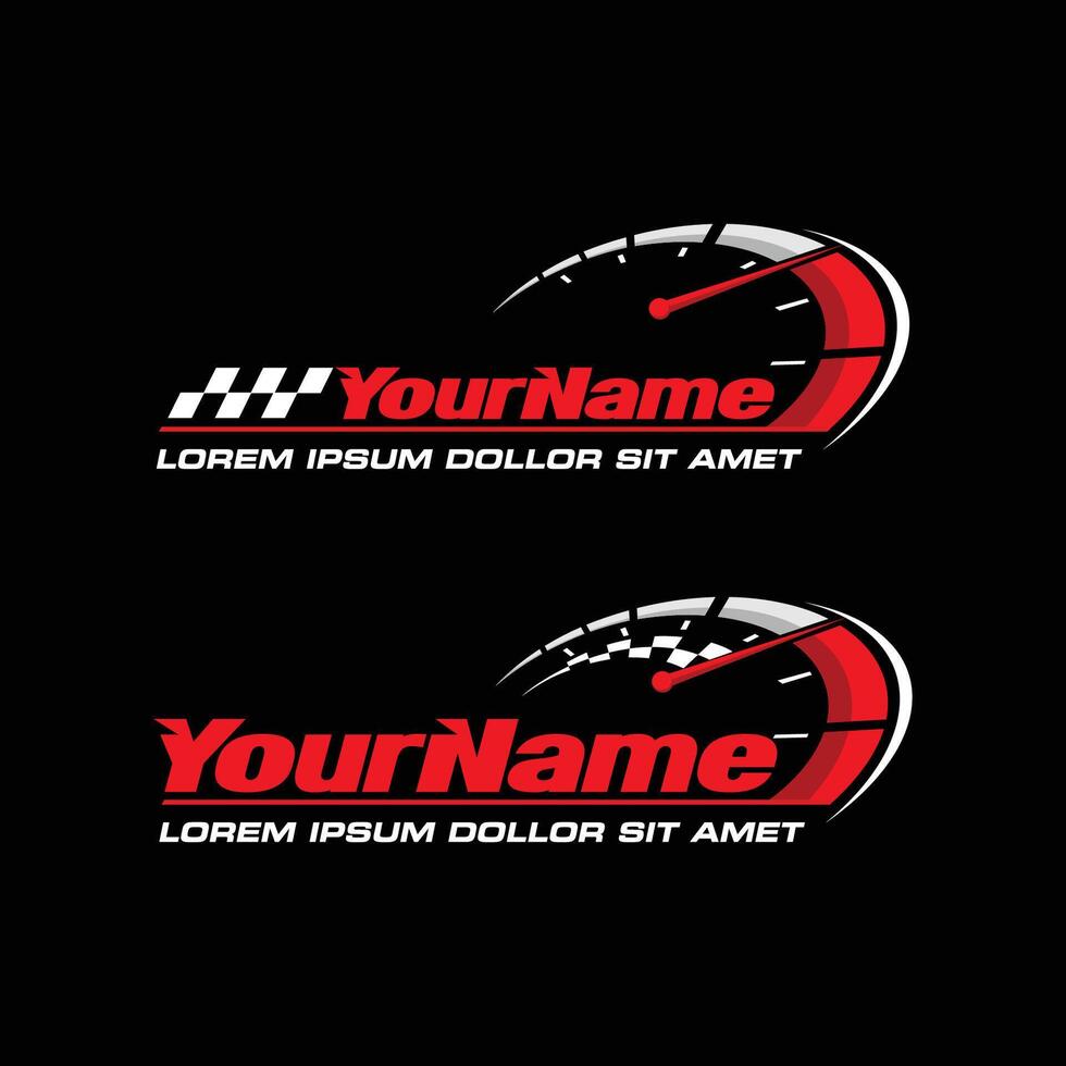 Auto speed car logo design. logo for speed race automotive vector