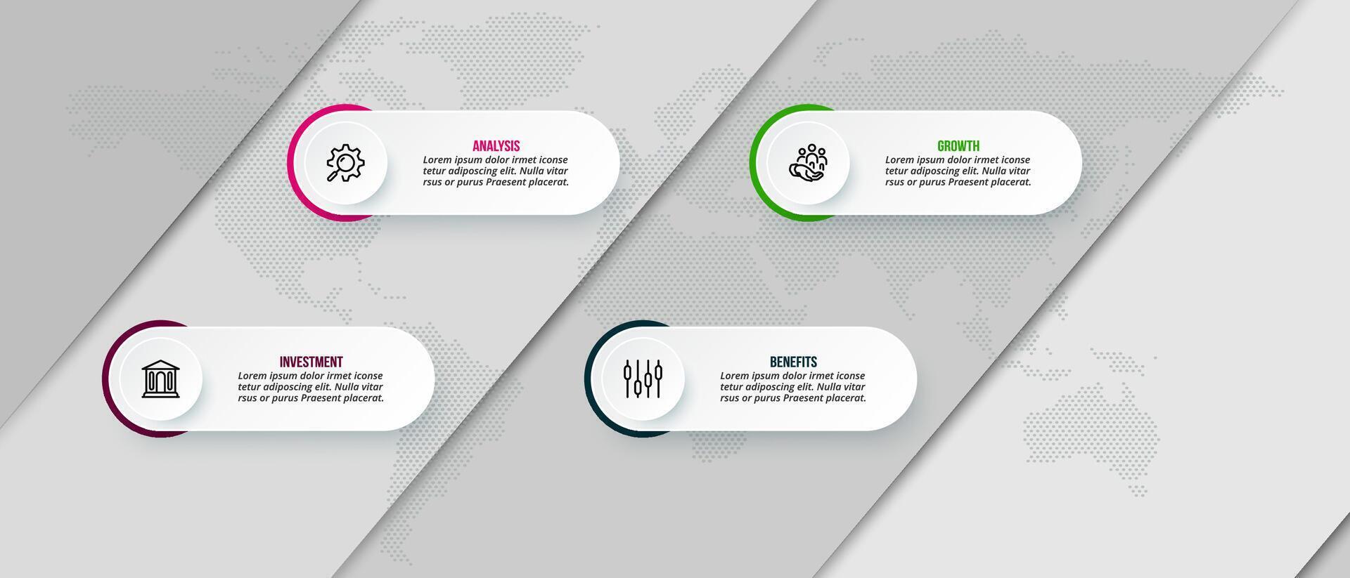 Workflow infograhpic design. vector