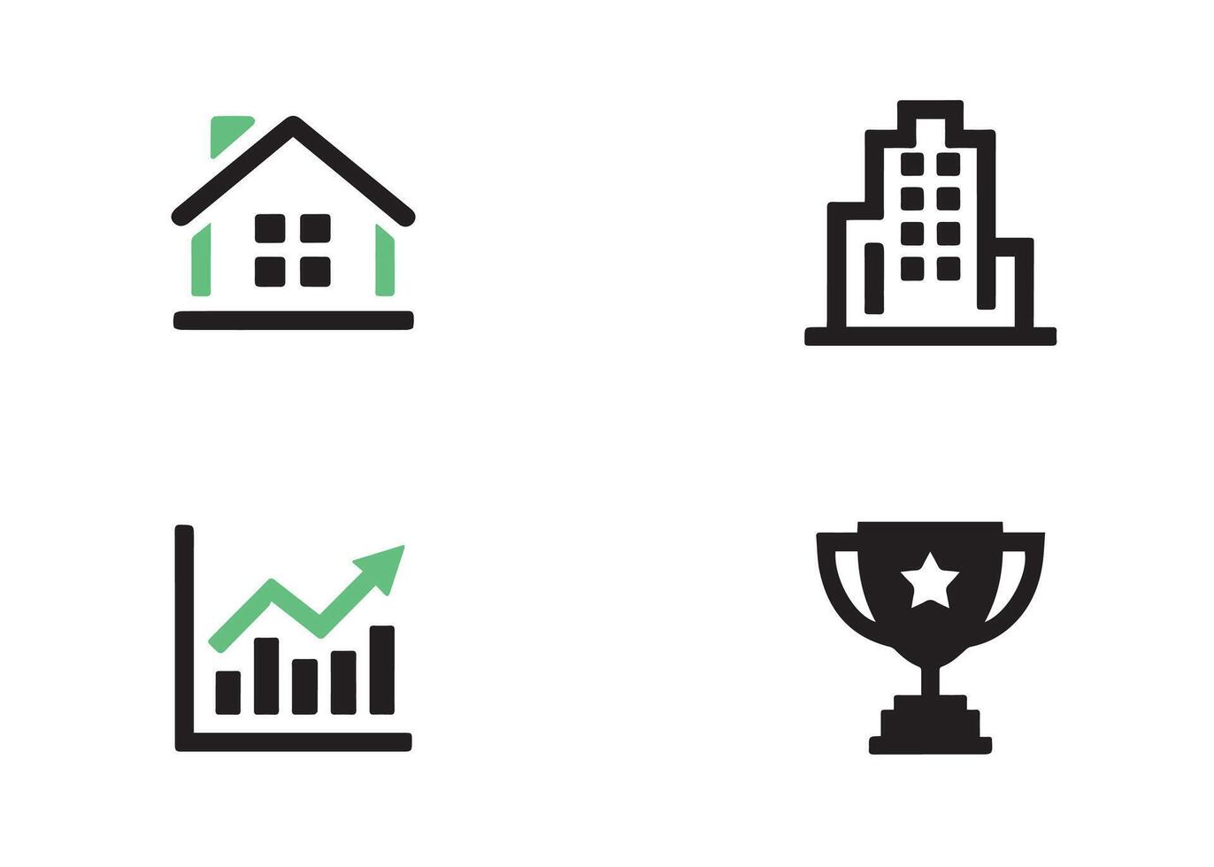 Business and Finance Icons set concept design vector