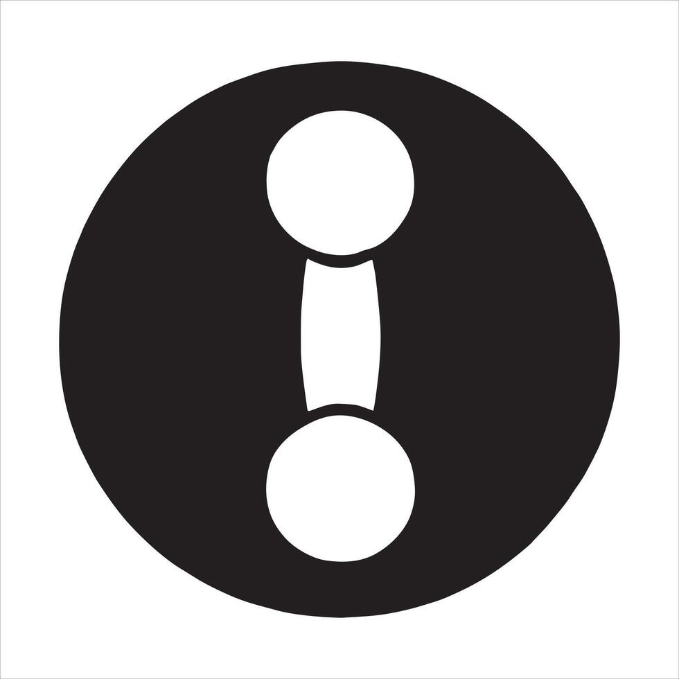 Exclamation Mark Icon Warning, Alert, Notification, Important Info Symbol vector