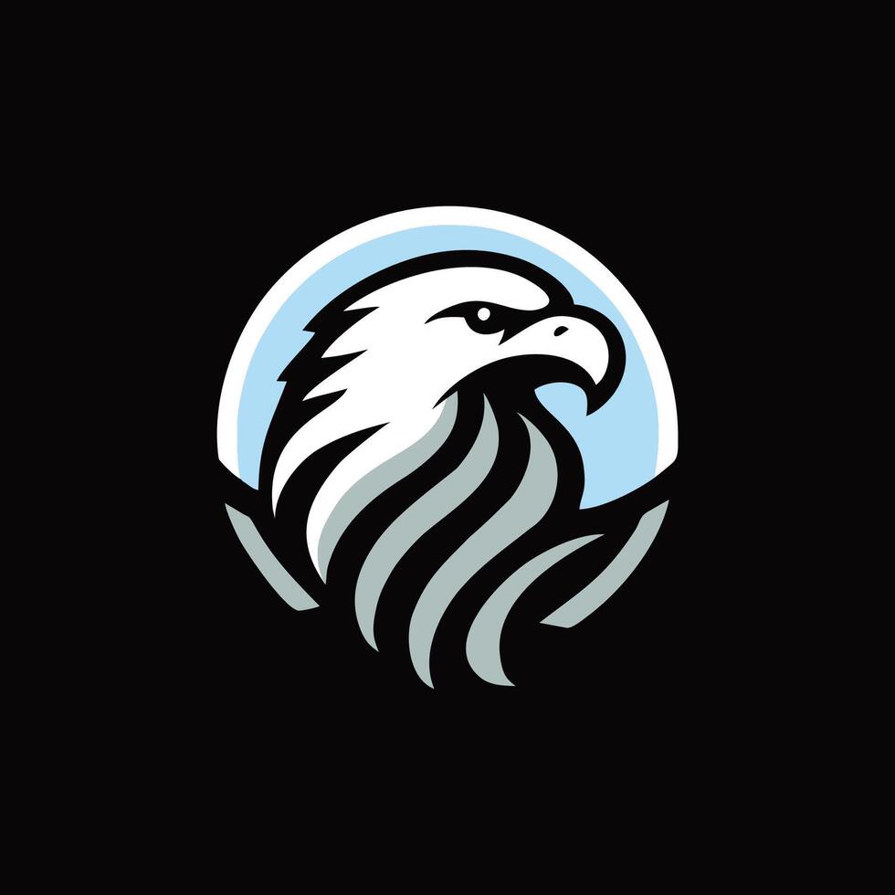Eagle logo design mascot art illustration vector
