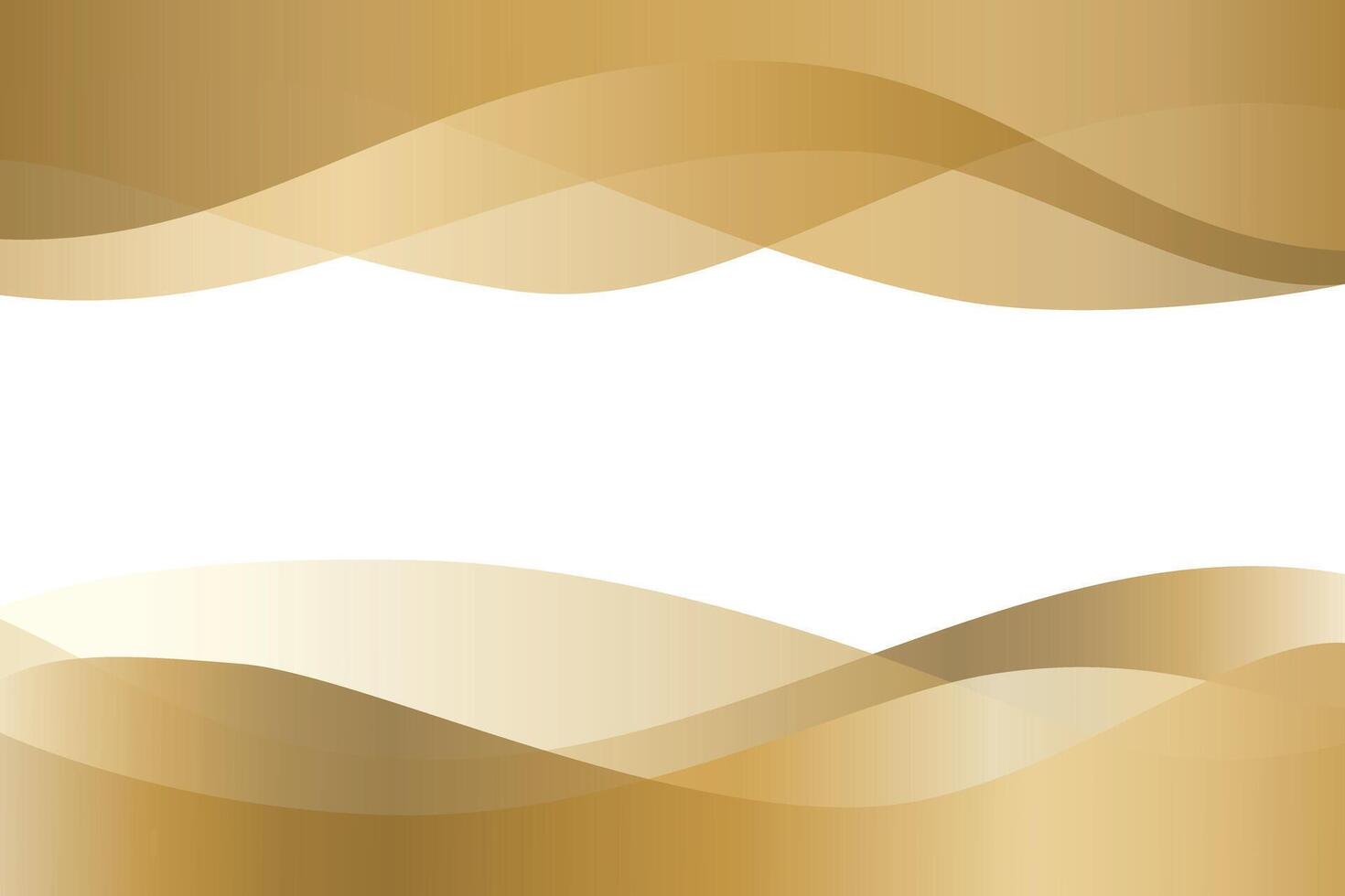 Luxury Golden Waves Background for Your Text Place vector