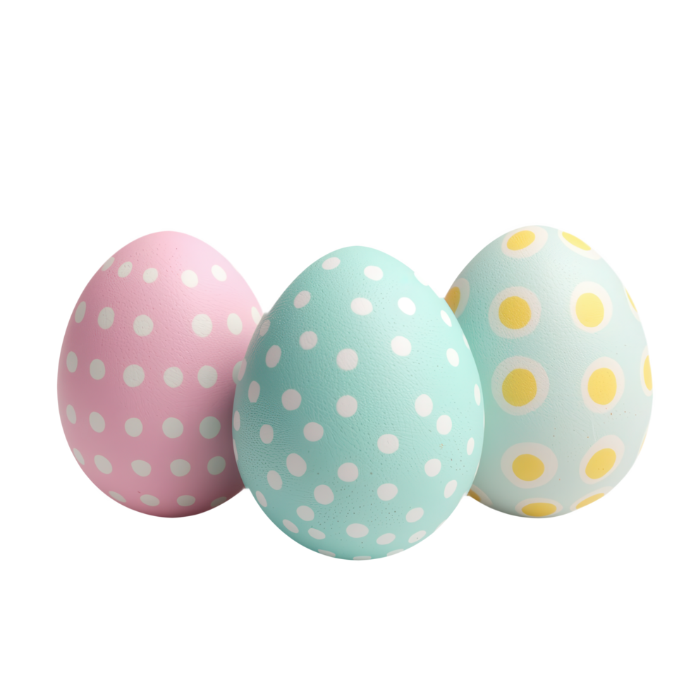 Easter egg isolated on transparent background festive png