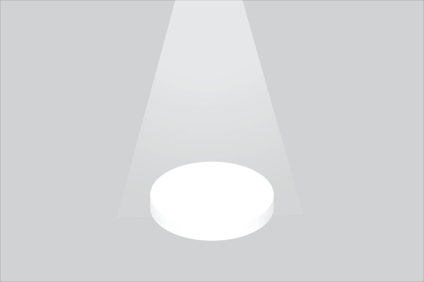 white round podium art . vector