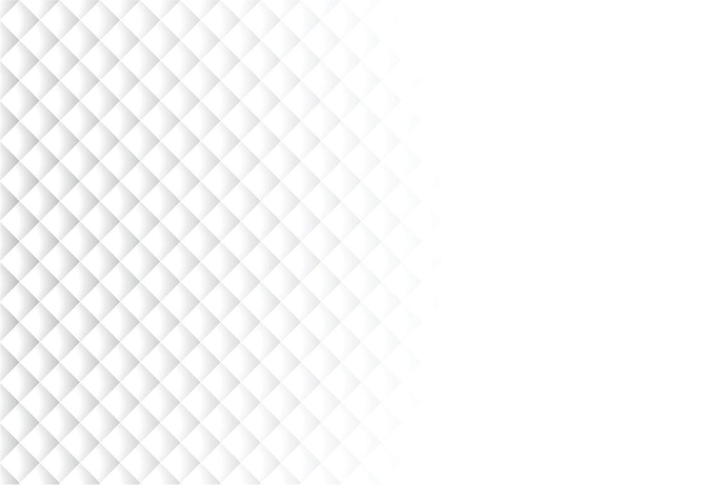 white and gray square geometric shape patten background design . vector