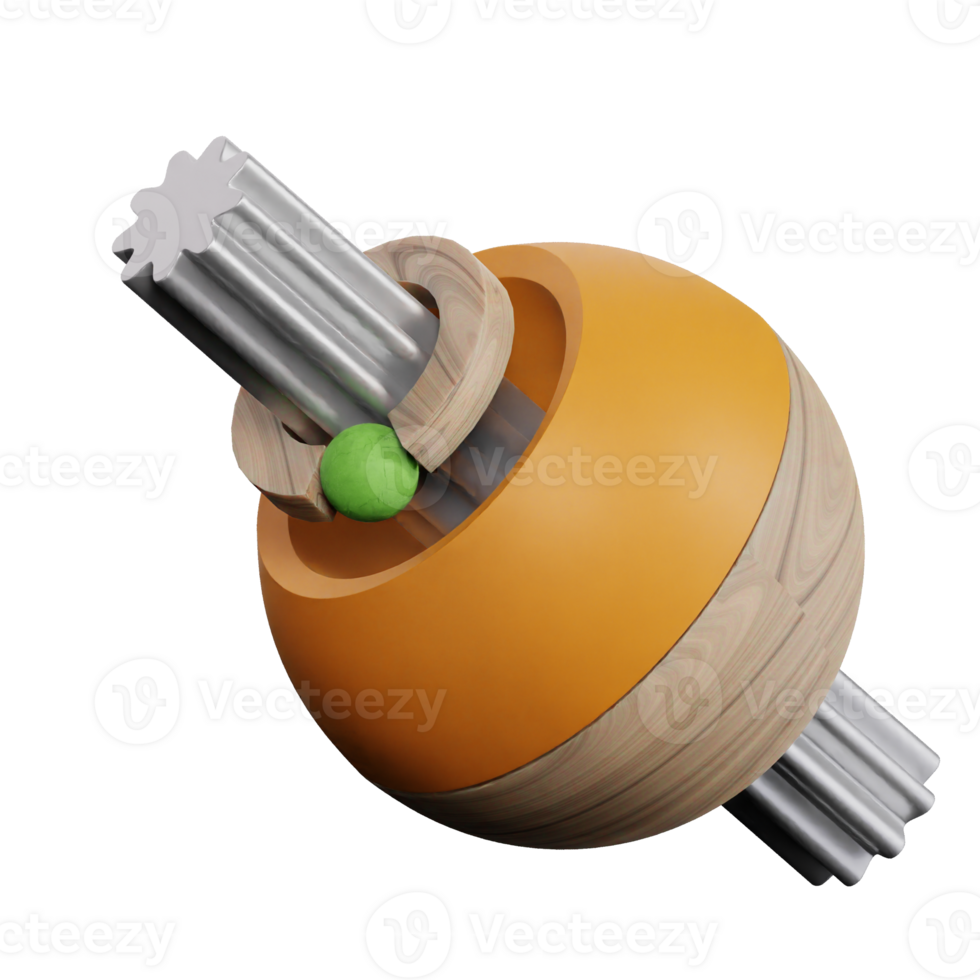 Ring Abstract 3D illustration png