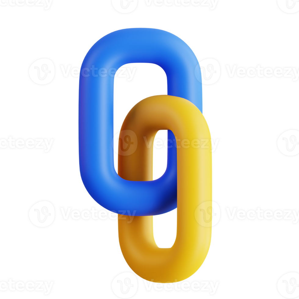Link 3D illustration png