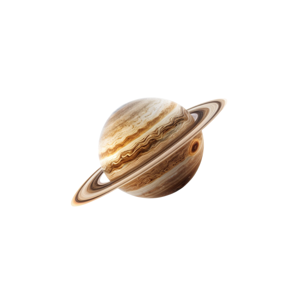 The planet saturn is shown in this png