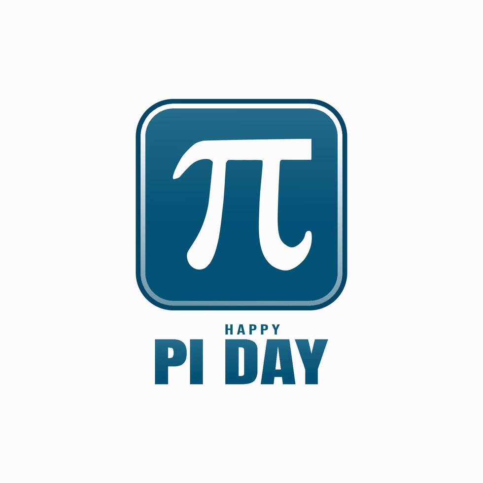 happy pi day march vector