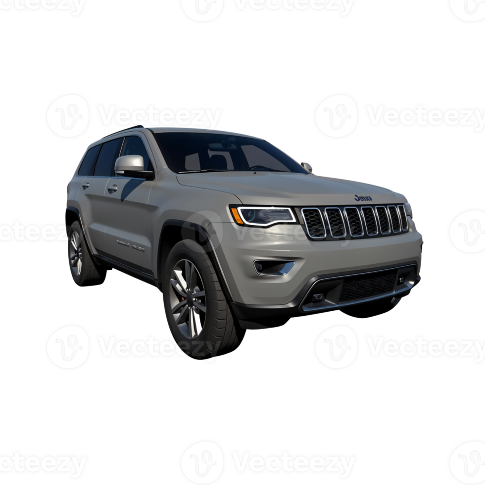 Powerful SUV parked in a modern urban setting during daylight hours png